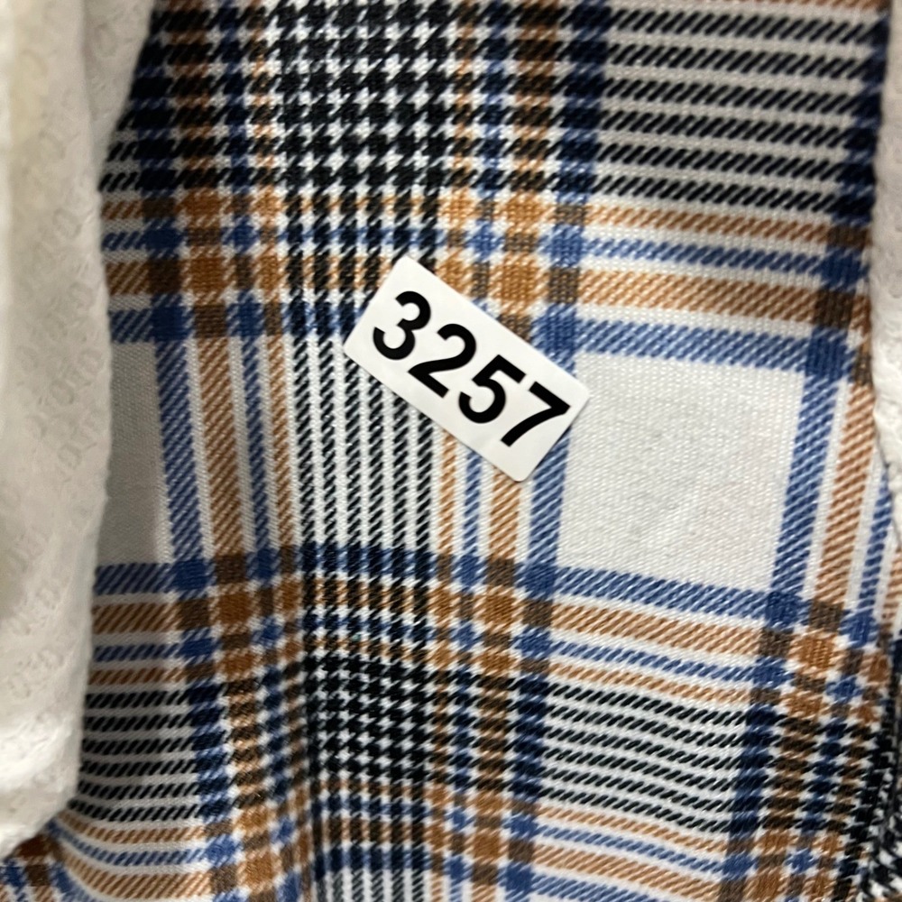 Daytrip Womens Hooded Button Down Plaid Waffle Knit Sleeve White Size M - Picture 8 of 10